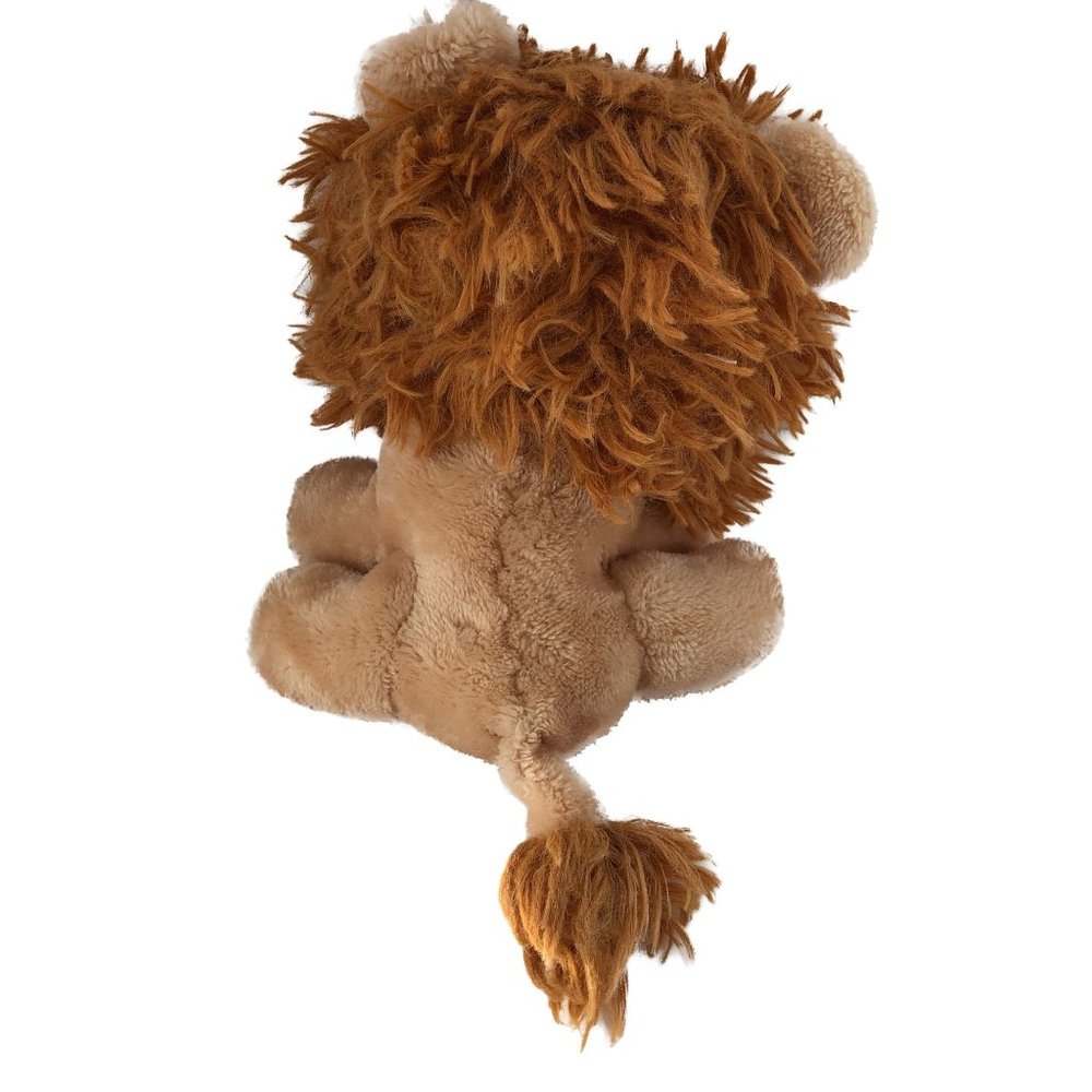 Hug Fun Jungle Lion Plush Stuffed Big Gold Glitter Bead Eyes 8" - Picture 3 of 8